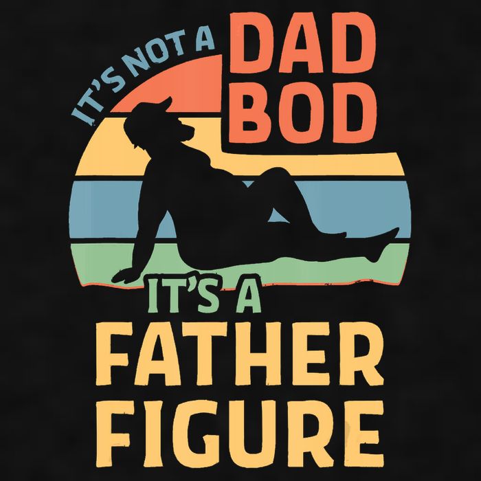 It's Not A Dad Bob It's A Father Figure Retro Ladies PosiCharge Tri-Blend Wicking Tank