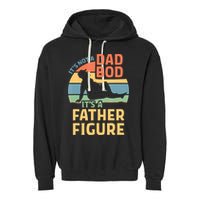 It's Not A Dad Bob It's A Father Figure Retro Garment-Dyed Fleece Hoodie