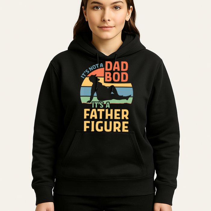 It's Not A Dad Bob It's A Father Figure Retro Hoodie