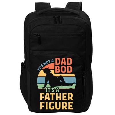 It's Not A Dad Bob It's A Father Figure Retro Impact Tech Backpack