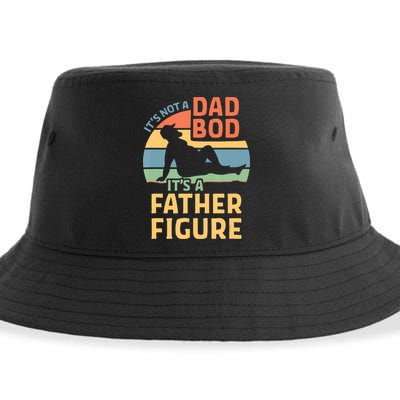 It's Not A Dad Bob It's A Father Figure Retro Sustainable Bucket Hat