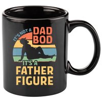 It's Not A Dad Bob It's A Father Figure Retro 11oz C Handle Ceramic Mug