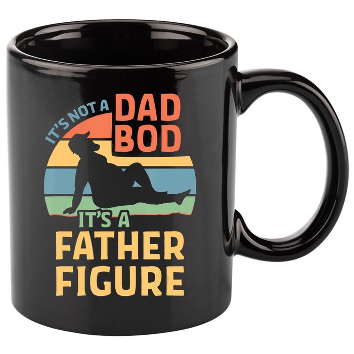 It's Not A Dad Bob It's A Father Figure Retro 11oz C Handle Ceramic Mug