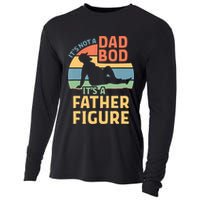 It's Not A Dad Bob It's A Father Figure Retro Cooling Performance Long Sleeve Crew