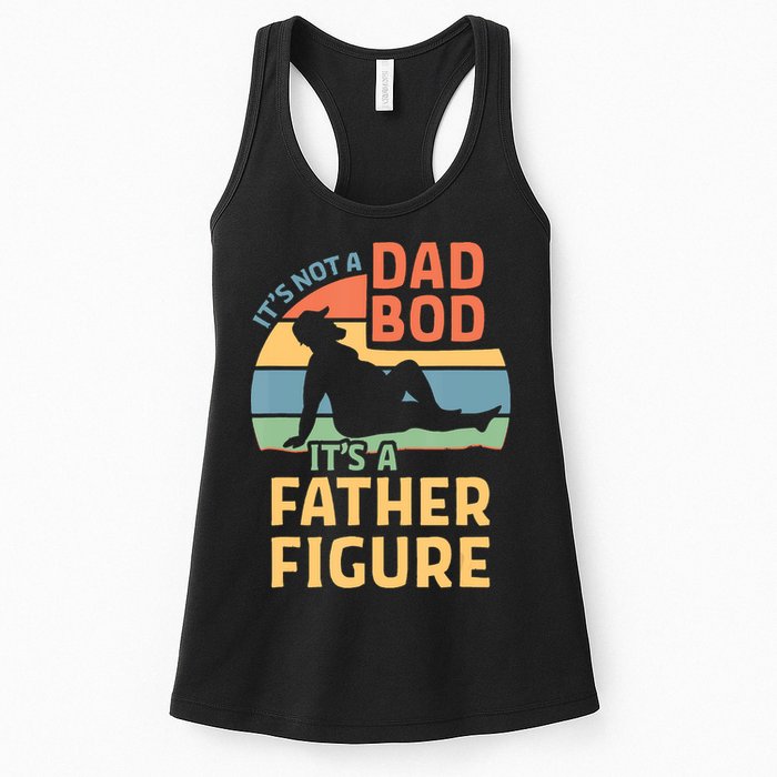 It's Not A Dad Bob It's A Father Figure Retro Womens Tank Top