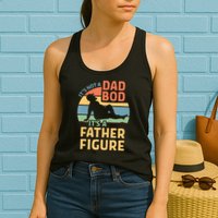 It's Not A Dad Bob It's A Father Figure Retro Womens Tank Top