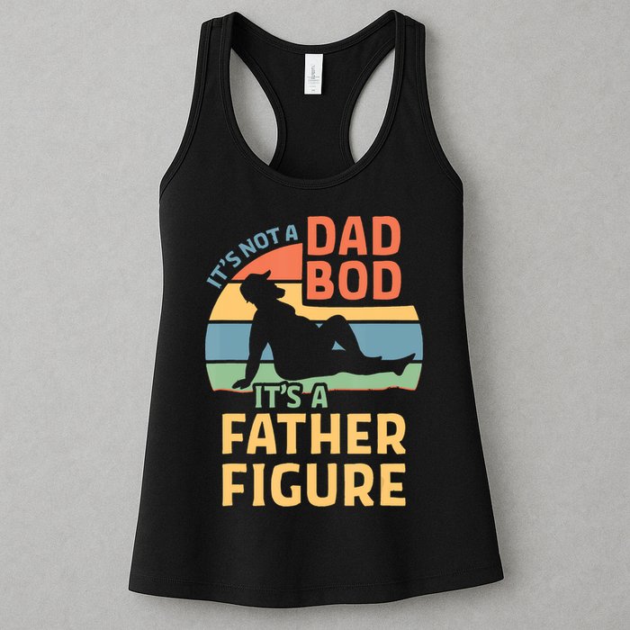 It's Not A Dad Bob It's A Father Figure Retro Womens Tank Top