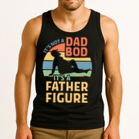 It's Not A Dad Bob It's A Father Figure Retro Tank Top