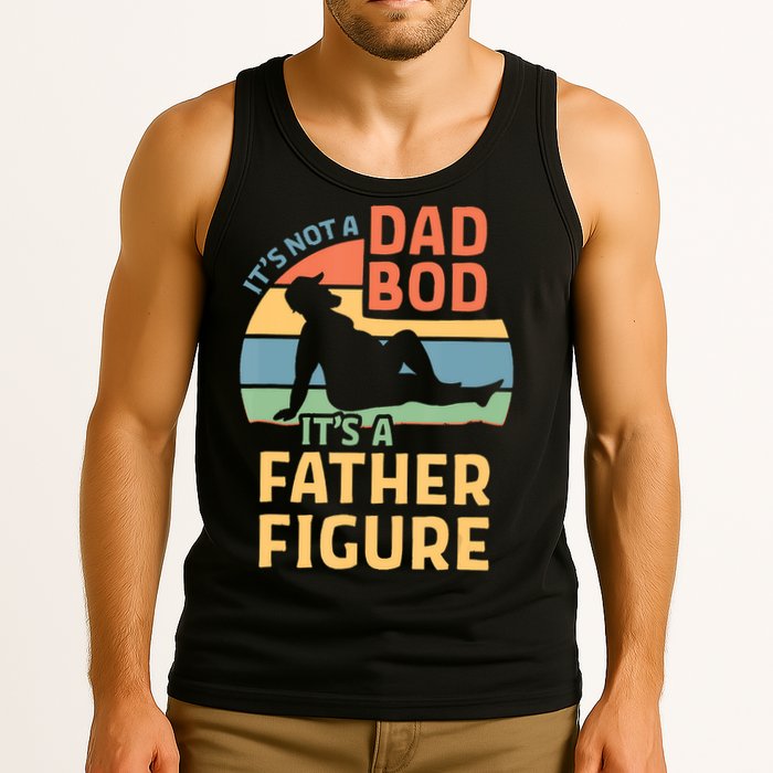 It's Not A Dad Bob It's A Father Figure Retro Tank Top