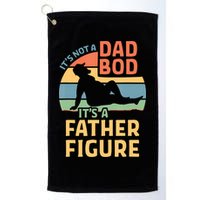 It's Not A Dad Bob It's A Father Figure Retro Golf Towel