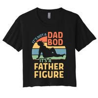 It's Not A Dad Bob It's A Father Figure Retro Crop Top