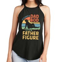 It's Not A Dad Bob It's A Father Figure Retro Women's Perfect Tri Rocker Tank