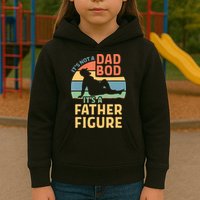 It's Not A Dad Bob It's A Father Figure Retro Kids Hoodie