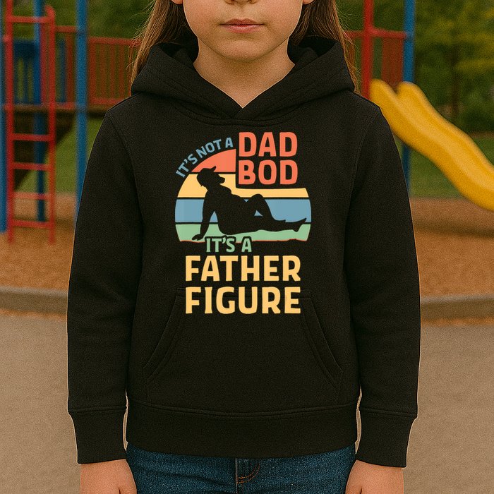 It's Not A Dad Bob It's A Father Figure Retro Kids Hoodie