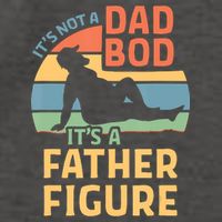 It's Not A Dad Bob It's A Father Figure Retro Vector Backpack