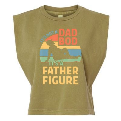 It's Not A Dad Bob It's A Father Figure Retro Garment-Dyed Women's Muscle Tee