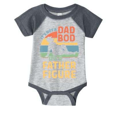 It's Not A Dad Bob It's A Father Figure Retro Infant Baby Jersey Bodysuit