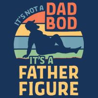 It's Not A Dad Bob It's A Father Figure Retro Infant Baby Jersey Bodysuit