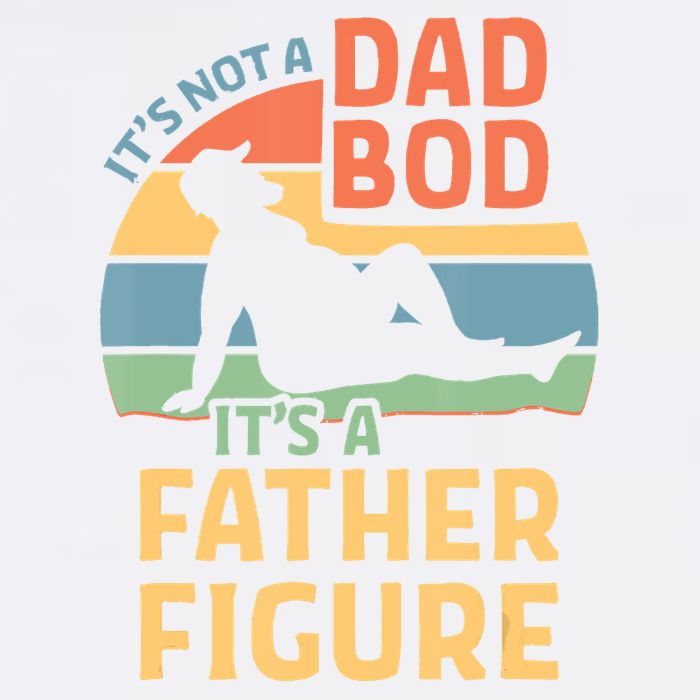 It's Not A Dad Bob It's A Father Figure Retro Garment-Dyed Sweatshirt