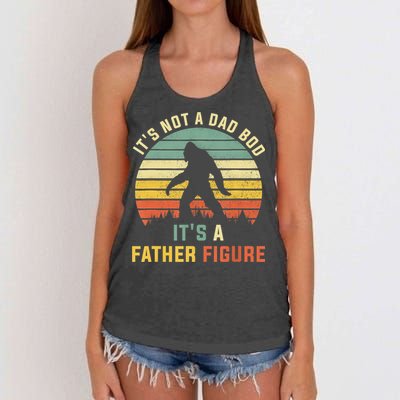 Its Not A Dad Bod Its A Father Figure, Dad Bod Father Figure Women's Knotted Racerback Tank