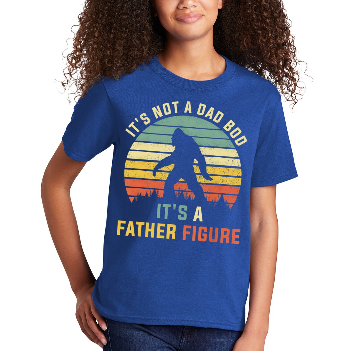 Its Not A Dad Bod Its A Father Figure, Dad Bod Father Figure Kids T-Shirt