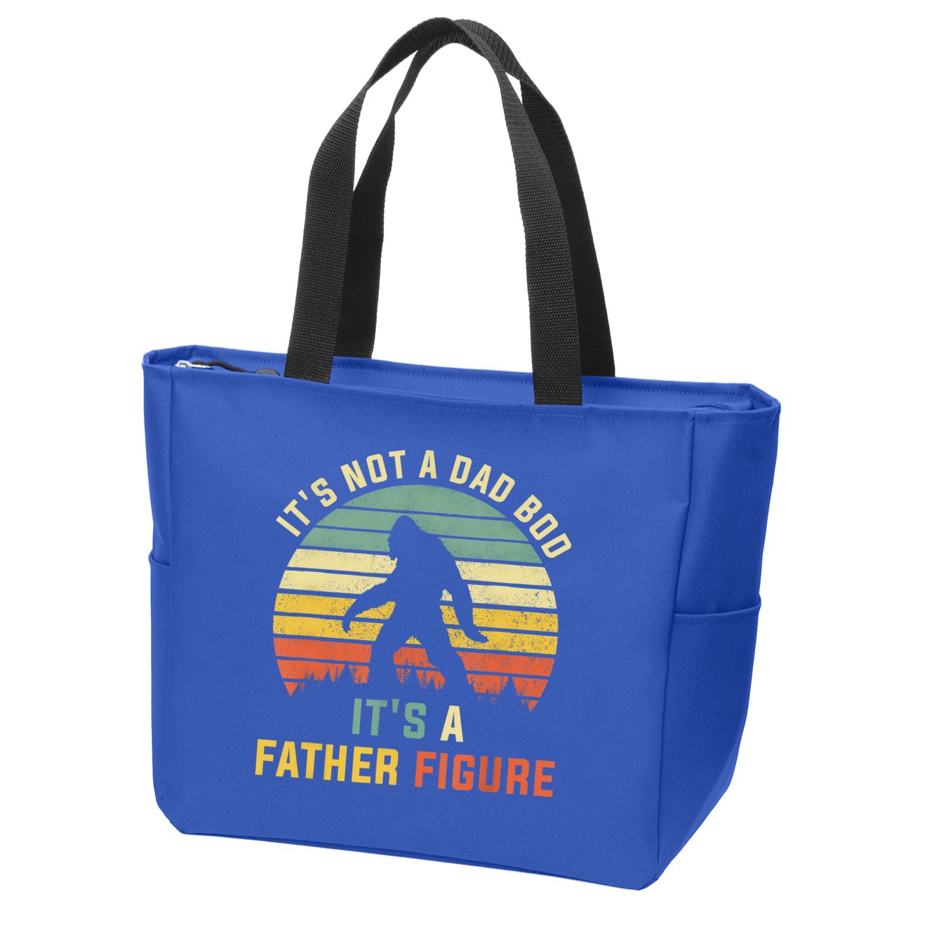 Its Not A Dad Bod Its A Father Figure, Dad Bod Father Figure Zip Tote Bag