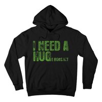 I Need A Hug Huge Bong Hit Weed Marijuana Cannabis Stoner Hoodie