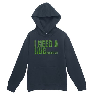 I Need A Hug Huge Bong Hit Weed Marijuana Cannabis Stoner Urban Pullover Hoodie