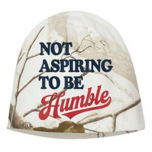 IM Not Aspiring To Be Humble Kati - Camo Knit Beanie