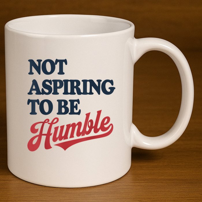 IM Not Aspiring To Be Humble 11oz C Handle Ceramic Mug