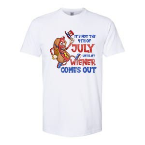 Its Not A Party Until My Wiener Comes Out 4th of July Wiener Softstyle CVC T-Shirt