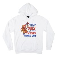 Its Not A Party Until My Wiener Comes Out 4th of July Wiener Hoodie