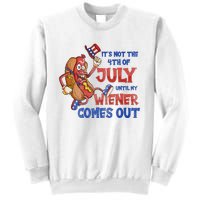 Its Not A Party Until My Wiener Comes Out 4th of July Wiener Sweatshirt