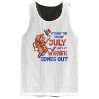 Its Not A Party Until My Wiener Comes Out 4th of July Wiener Mesh Reversible Basketball Jersey Tank