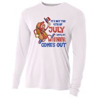 Its Not A Party Until My Wiener Comes Out 4th of July Wiener Cooling Performance Long Sleeve Crew