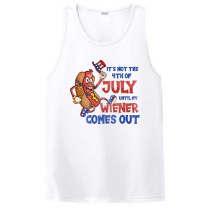 Its Not A Party Until My Wiener Comes Out 4th of July Wiener PosiCharge Competitor Tank