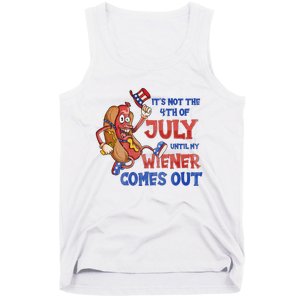 Its Not A Party Until My Wiener Comes Out 4th of July Wiener Tank Top