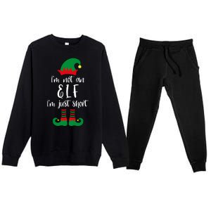 I'm Not An Elf I'm Just Short Premium Crewneck Sweatsuit Set