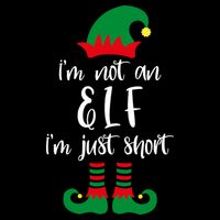 I'm Not An Elf I'm Just Short Toddler Sweatshirt