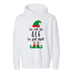 I'm Not An Elf I'm Just Short Garment-Dyed Fleece Hoodie