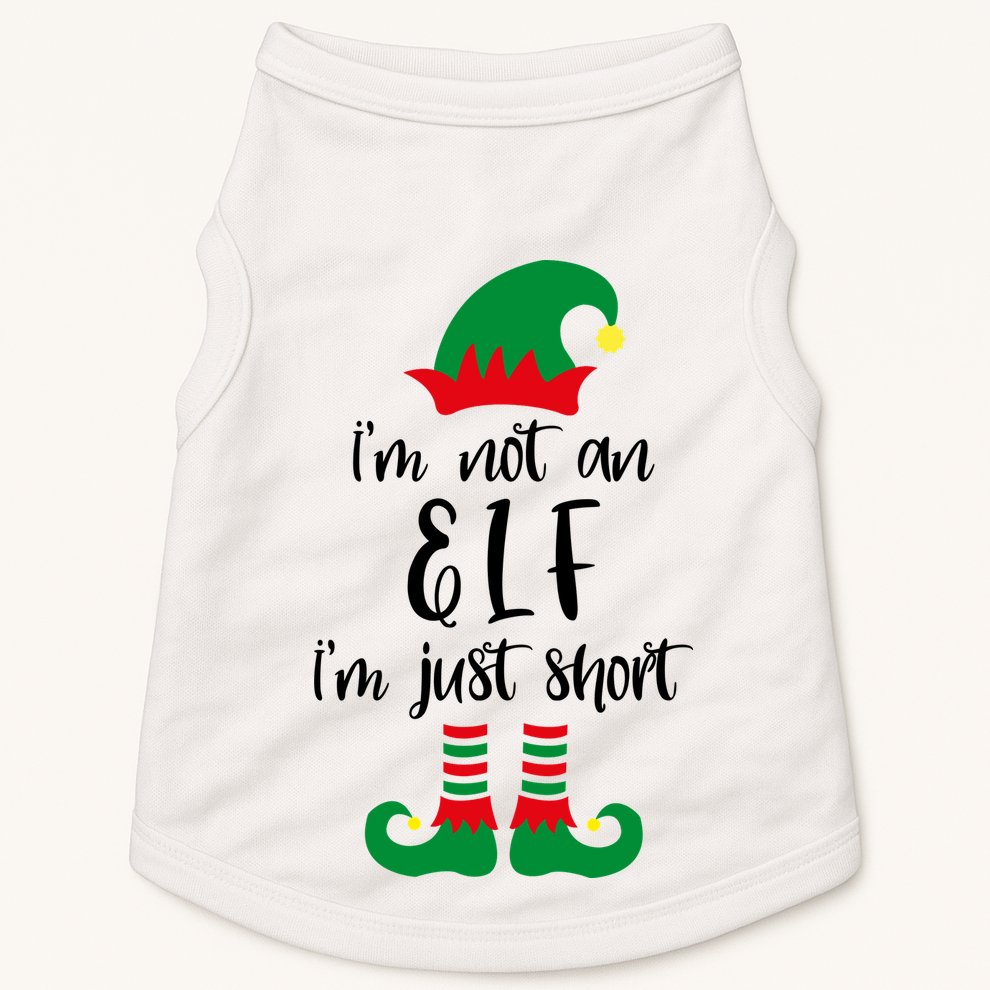 I'm Not An Elf I'm Just Short Doggie Tank