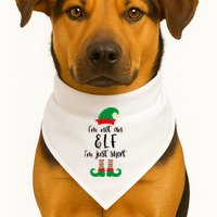 I'm Not An Elf I'm Just Short USA-Made Doggie Bandana