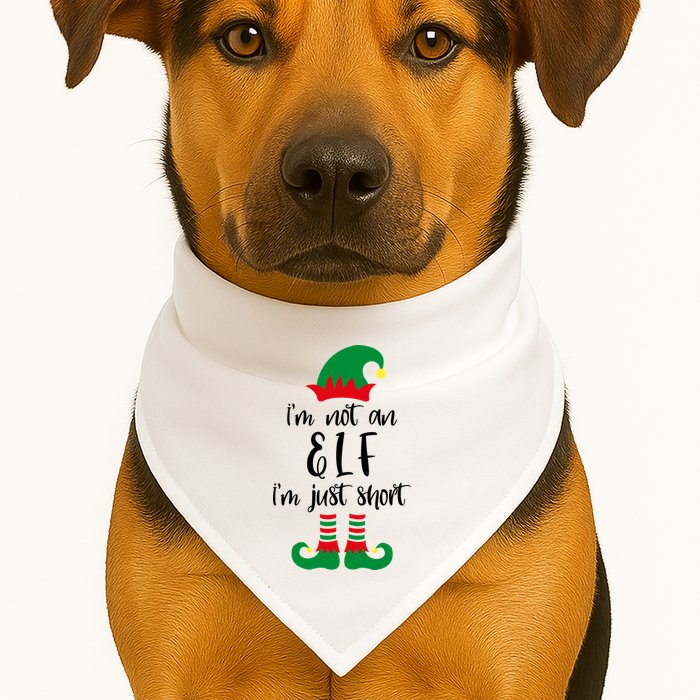 I'm Not An Elf I'm Just Short USA-Made Doggie Bandana