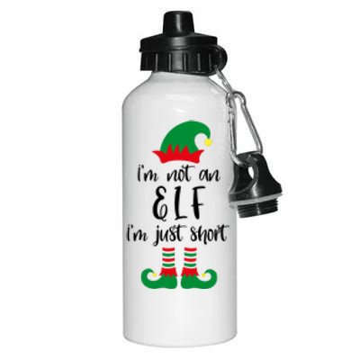 I'm Not An Elf I'm Just Short Aluminum Water Bottle 