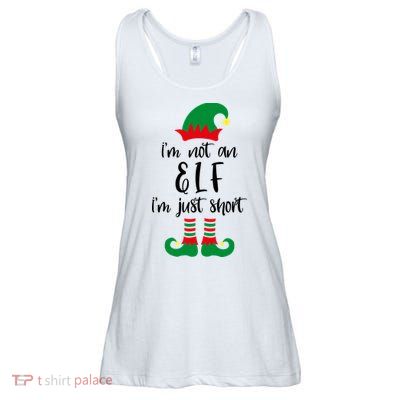 I'm Not An Elf I'm Just Short Ladies Essential Flowy Tank