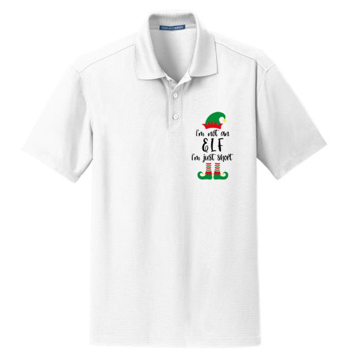 I'm Not An Elf I'm Just Short Dry Zone Grid Polo