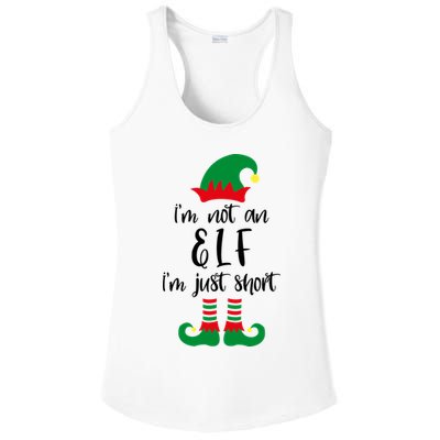 I'm Not An Elf I'm Just Short Ladies PosiCharge Competitor Racerback Tank