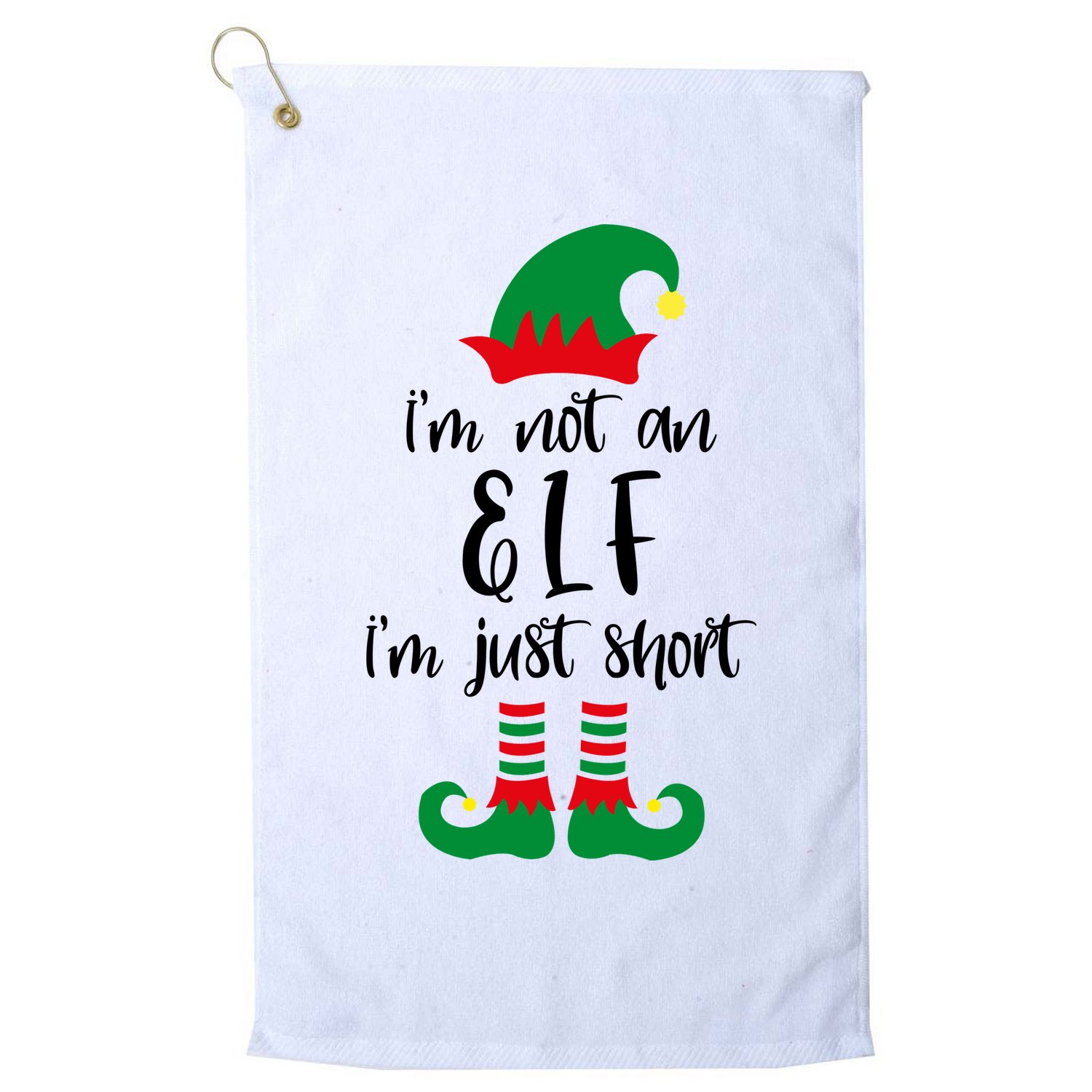 I'm Not An Elf I'm Just Short Golf Towel
