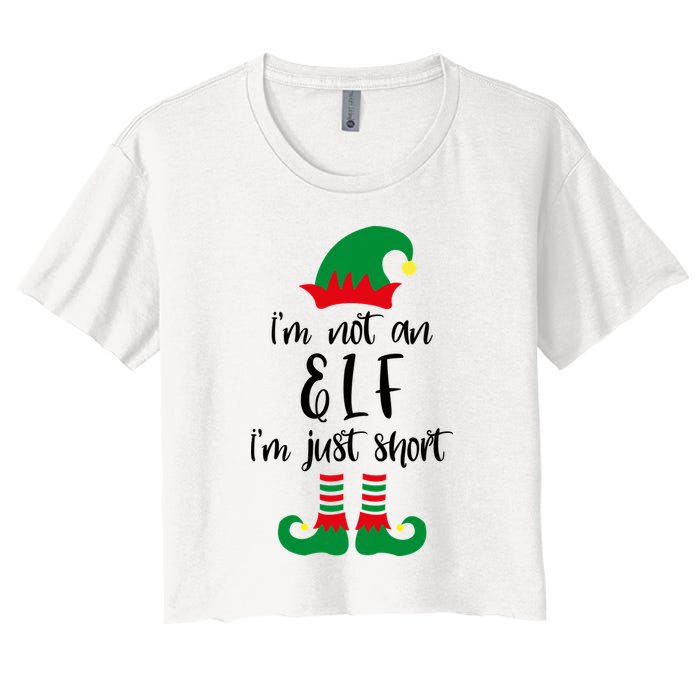 I'm Not An Elf I'm Just Short Crop Top