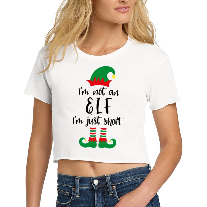 I'm Not An Elf I'm Just Short Crop Top